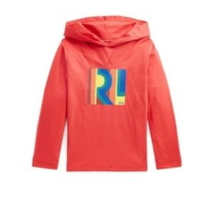NWT Polo Ralph Lauren Childrenswear Logo Cotton Hooded Tshirt
